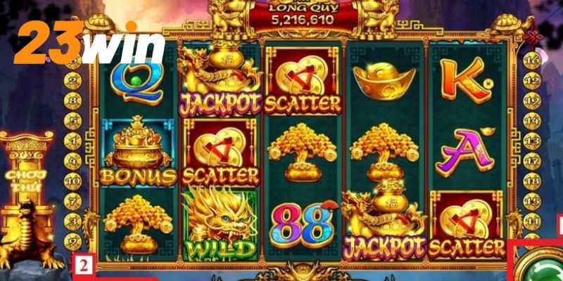 Không gian nổ hũ 23WIN rất chuyên nghiệp