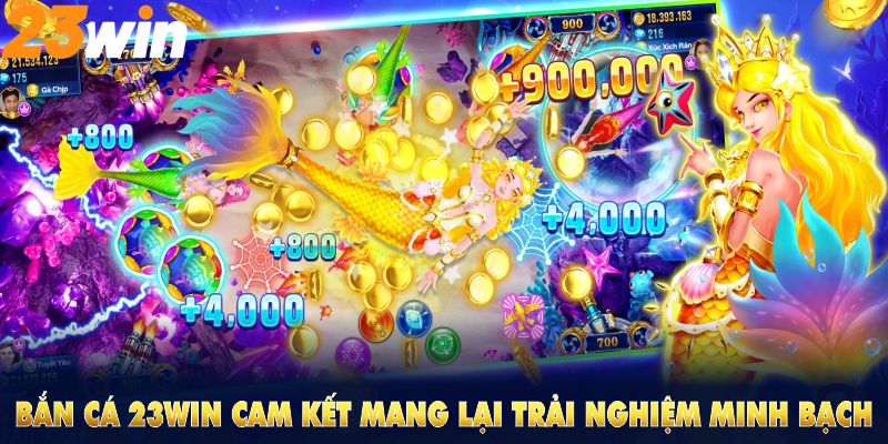 Bắn cá 23WIN cam kết mang lại trải nghiệm minh bạch và tiền thưởng