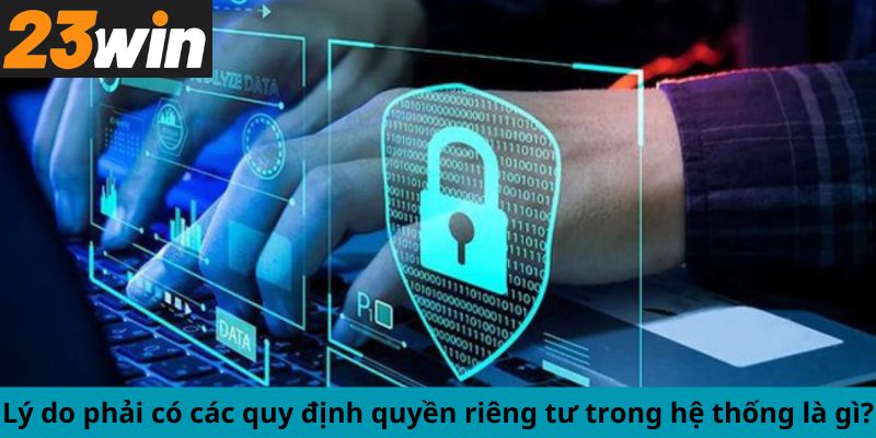 Lý do phải có các quy định quyền riêng tư trong hệ thống là gì?