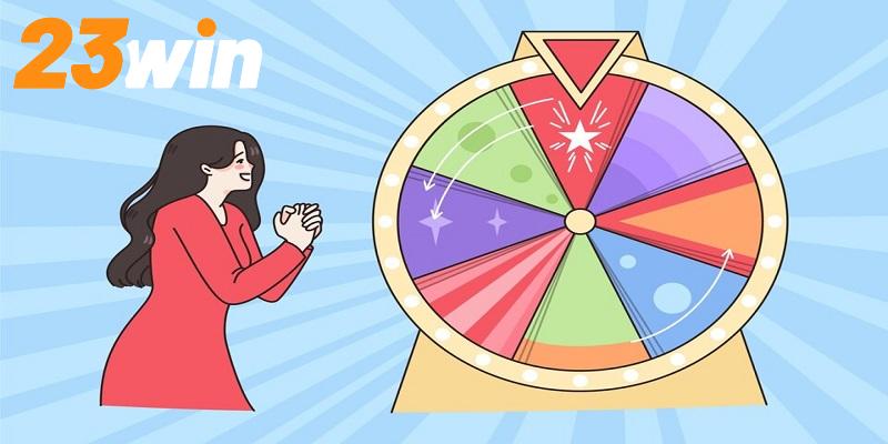 Vòng quay may mắn 23WIN là ưu đãi cực hấp dẫn năm 2025